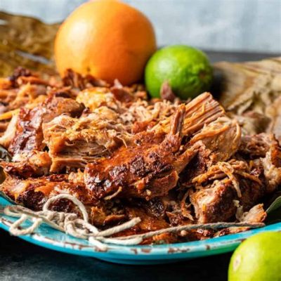  Cochinita Pibil 脆皮慢燉豬肉，交織著酸甜的柑橘香氣！